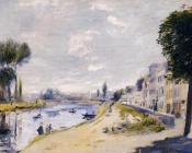 皮埃尔奥古斯特雷诺阿 - The Banks of the Seine, Bougival